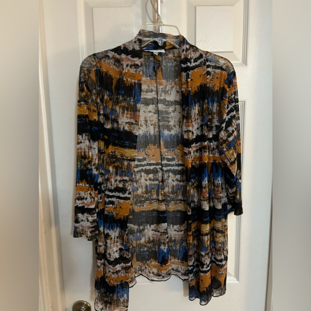 Multicolor lightweight cardigan XL